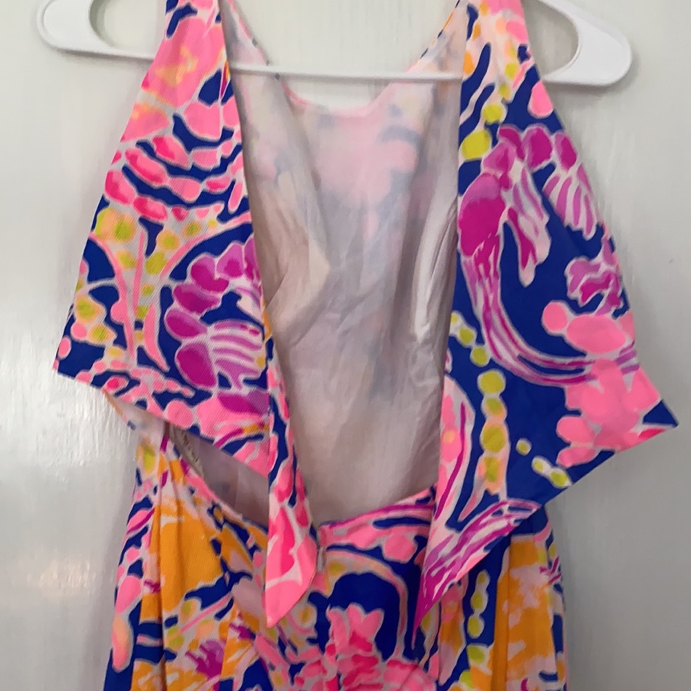 Lilly Pulitzer Dress with Tie/Keyhole Back Size 0 - Picture 5 of 7